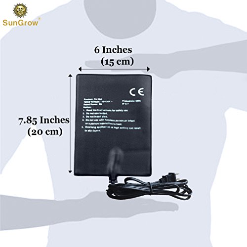 image for SunGrow Reptile Under Tank Heating Pad --- Energy-efficient external h