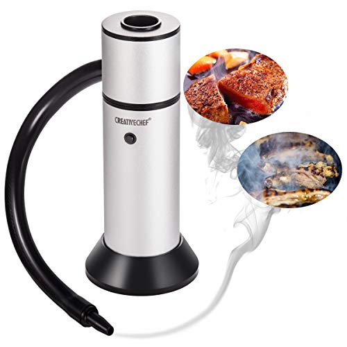 TMKEFFC Portable Smoker, Smoke Gun Food Smoker to Enhance Taste for Meat,Sous Vide, Grill, BBQ, Cocktail Drinks & Cheese. Wood Chips for Smokers (Included) - Thumbnail 7