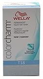 Wella Color Charm Liquid Toner #T18 Lightest Ash Blonde (42ml) (3 Pack)