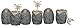 NECA Alien Egg Carton Glow-in-the-Dark Alien Eggs Accessory Pack (6 Pack)