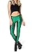 Ayliss New Mermaid Fish Scale Printed Leggings Stretch Tight Pants,Green XXL