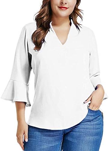 white flowy top plus size