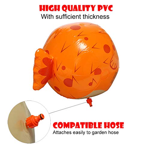 image for Dacawin Water Spray Toys- Kids Water Sprinkler Toy, Giant Inflatable W