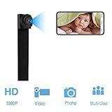 Hidden Spy Camera WiFi 1080P, Nanny Cam Wireless with Cell Phone APP Portable Security Cameras with 8 Hours Working Time/Motion Detection/Loop Recording