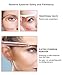 Painless Eyebrow Hair Remover for Women,Portable Eyebrow Trimmer Razor with LED Light,Lipstick-Sized Eye brow Epilator,Facial Hair Shaver For Good Finishing (Rose Gold)