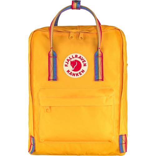 Fjallraven 23620-141-907 Kånken Rainbow Sports backpack Unisex Adult Warm Yellow-Rainbow Pattern Size One Size
