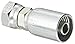 EATON Weatherhead Coll-O-Crimp 08U-058 Female Straight Pipe Swivel Fitting, Low Carbon Steel, 1/2
