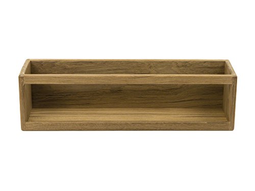 Whitecap 62522 Teak Audio Cassette Rack