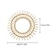 Hainter Boho Style Rattan Mirror, 11