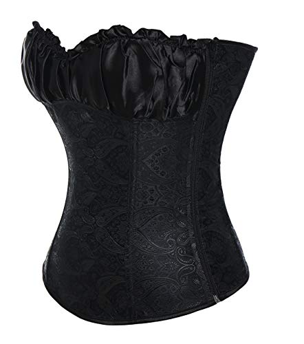 Beauty-You-Donna-Sexy-Overbust-allacciatura-corpetti-con-G-String