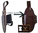 Premium Leather Beer Holster - Fits Standard Beer Bottles- By ValhallaVineyards