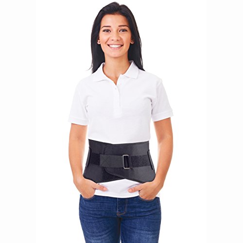 TOROS-GROUP Wide Lumbar Lower Back Brace Support Belt / Pain Relief and Comfort Posture - X-Small, Waist/Belly 29½