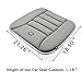 RaoRanDang Car Seat Cushion Pad for Driving Seat Cushions for Office Chairs/Truck Memory Foam Seat Cushion Comfortable and Durable, Gray