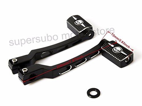 Black skull head Brake Arm Kit Shift Lever W/Shifter Pegs For Harley Touring FLT/FLHX/FLHT/FLHR/FLTR/FLHTCUTG 2014-2019 - Thumbnail 6