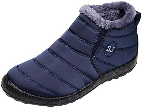 Peize Fashion Women Winter Casual Keep Warm Ankle Boots Ladies Plus Velvet Sport Shoes Flat Snow Boots