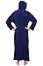 Alexander Del Rossa Mens Turkish Terry Cloth Robe, Long Cotton Hooded Bathrobe