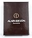 Men's Classic Black Genuine Leather Wallet Alain Delon