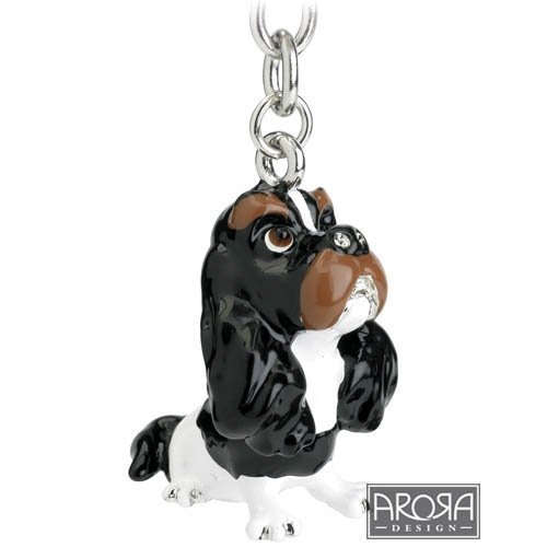 Arora Little Paws Key Ring Cavalier King Charles Spaniel, Multicolour, One Size, 3704