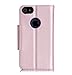 Procase iPhone SE / 5S Case Cover (Old Model), Wallet Flip Case, with Wristlet Strap, Build-in Card Slots and Mirror, Stylish Slim Stand Cover for Apple iPhone SE / 5S (Pink)