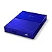 WD 1TB Blue My Passport Portable External Hard Drive - USB 3.0 - WDBYNN0010BBL-WESN (Renewed)