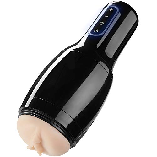 Male Masturbator Cup with 8 Reversible Rotation Modes * 8 Fast Speeds, Automatic Men Masturbation Stroker with Pussy Ass Sleeve for Penis Stimulation, Fondlove Detachable Sex Toy for Adult Pleasure