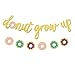 Glitter Donut Grow Up Banner Donut Party Garland