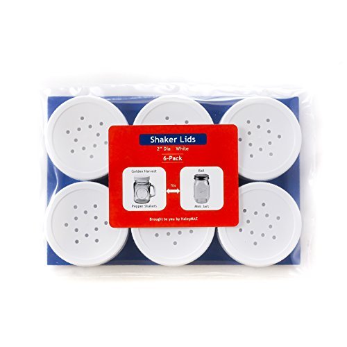 Plastic Lids with 12Holes for Golden Harvest 4Ounce Salt Pepper
