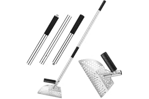 Hear XSUS Sand Scoop for Metal Detecting, Sand Sifter Scoop with Long Handle, Metal Detector Scoop Shovel for Beach and Metal Detecting Accessories