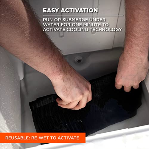 Ergodyne Chill Its 6602 Cooling Towel, Long Lasting Cooling Relief