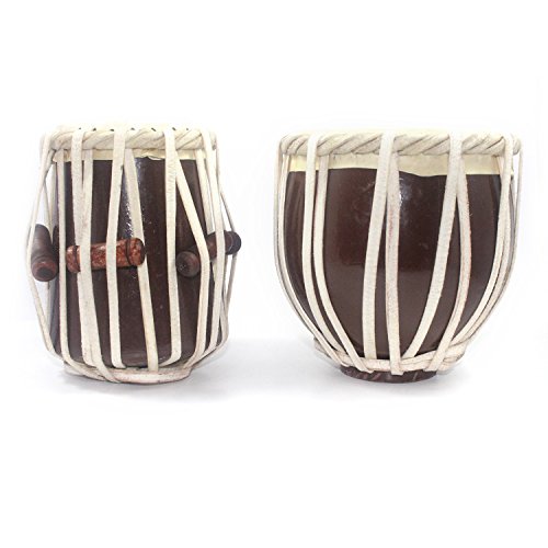Handmade Authentic Classical Indian Music Instrument Miniature Playing Tabla Set/ Learning or Playing For Kids/ Upto 8 Years / "7 Inch"/ Best Gift for Your Kids