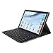 Chartsea Huawei MediaPad M5 Pro 10.8 Smart Bluetooth Keyboard with Flip Stand Case Cover (Brown)