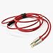NEW NEOMUSICIA Audio Cable Compatible with JBL Synchros S300 S300I S500 S700 S400BT J56BT E40BT E50BT S400BT Headphone, Remote Volume Mic Compatible with iPhone Red