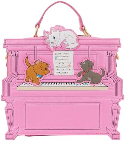 Loungefly Disney The Aristocats Piano Mini Backpack Loungefly Disney Aristocats Piano Mini Backpack Pink  main image 2
