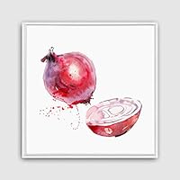 Framed Canvas Wall Art Vegetables Theme Design Canvas Prints Home Artwork Decoration for Living Room,Bedroom - 16x16 inches