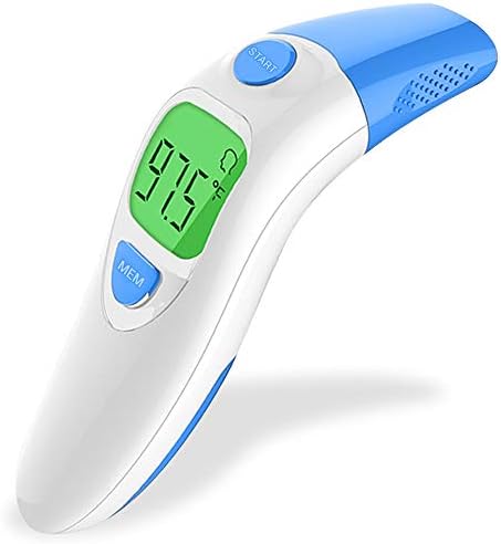 Hobest Baby Thermometer, Digital Clinical Infrared Forehead and Ear Thermometer for Toddler Infant Kids Children Adult with Fast Accurate Fever Indicator