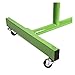 OEMTOOLS 24616 29 Inch Portable Tear Down Tray, Perfect Mobile Tray Table for Mechanics, 55-Pound Capacity, Steel Construction, Green