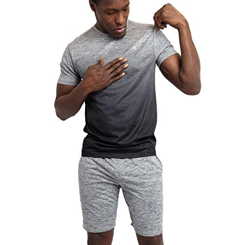 image for Al1ve Magnetics Alive Men's Tee Shirt Active Quick Dry Workout Short S