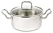 Norpro KRONA 3 Quart Vented Pot with Straining Lid, Stainless Steel