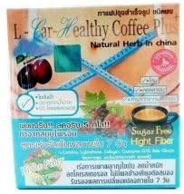 3 Boxes X L-carnitine Healthy Plus Instant Coffee Plus Diet Weight Loss (Instant Coffee with Collagen Fruit (Cacit-nea), Chromium and Fiber.