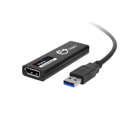 SIIG USB 3.0 to DisplayPort Adapter and USB 3.0 Cable (JU-DP0011-S1)