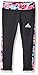 adidas Little Girls' Performance Tight Legging, Black Print, 5