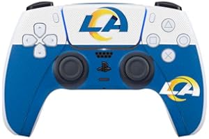 Skinit Decal Gaming Skin Compatible with PS5 Controller - Officially Licensed NFL Los Angeles Rams Zone Block Design