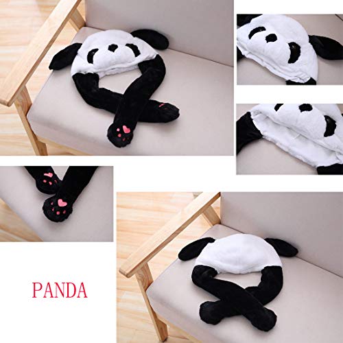 image for Debbieicy Lovely Costume Props Plush Bunny Hat Cute Animal with Movabl