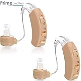Set of 2 Hearing Amplifier Aids - Aid Your Hearing - Personal Sound Amplifiers - Seniors - Adults - Men & Women