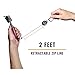 Golf Brush and Club Groove Cleaner Set with Divot Tool, Ball Marker, Groove Sharpener, 2 Ft Retractable Zip-line Aluminum Carabiner, Lightweight, Ergonomic Design, Attaches Golf Bags
