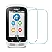 Garmin Edge 1000 Screen Protector, 2.5D rounded edges 9H Premium Real Tempered Glass Screen Protector for Garmin Edge 1000 Classic Glass Screen Protector （2 Pack ）-NEW