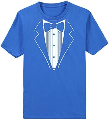 Gocheaper Funny Fancy Print Mens T Shirt,Cotton Short Sleeve Tuxedo Funny Blouse Top