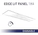 Hyperikon LED Troffer 1x4 Ft Panel Edge-Lit, Dimmable, 40W (100W Equivalency), 4000K Day Light, 4000 Lumens, Drop Ceiling Light, UL & DLC – Pack of 4