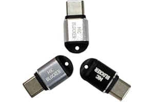 Microphone Blocker, USB C Anti-Hacker Listening & Privacy Protection,TypeC Mic Signal Jammer for Phone,Tablet, Laptop, PC (Si