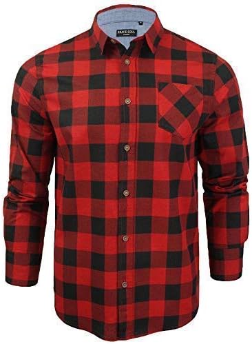 Men's Shirt 69JACKFZ Red/Black Small